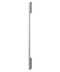 Square Fine Handle Kit for Integrated Single Door products 74 or 84" height