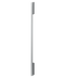 Square Fine Handle Kit for Integrated Single Door products 74 or 84" height