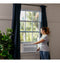 Ge® 8,000 Btu Heat/cool Electronic Window Air Conditioner For Medium Rooms Up To 350 Sq. Ft.