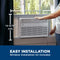 Ge® 10,000 Btu Smart Electronic Window Air Conditioner For Medium Rooms Up To 450 Sq. Ft.