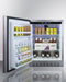 24" Built-In Outdoor Refrigerator, ADA Compliant