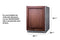 24" Built-In Outdoor Refrigerator, ADA Compliant