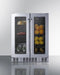 24" Built-In Dual-Zone Produce Refrigerator, ADA Compliant
