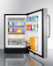 21" Wide Built-In All-Freezer, ADA Compliant