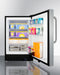 21" Wide Built-In All-Freezer, ADA Compliant