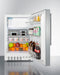 21" Wide Built-in Refrigerator-Freezer, ADA Compliant