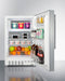 21" Wide Built-in Refrigerator-Freezer, ADA Compliant