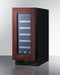 15" Wide Built-In Wine Cellar, ADA Compliant (Panel Not Included)