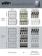 24" Wide Built-In Wine Cellar, ADA Compliant