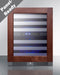 24" Wide Built-In Wine Cellar, ADA Compliant (Panel Not Included)