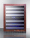 24" Wide Built-In Wine Cellar, ADA Compliant (Panel Not Included)