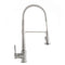Apollo Pull Down Spring Single Handle Kitchen Faucet In Brushed Nickel