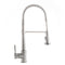 Apollo Pull Down Spring Single Handle Kitchen Faucet In Brushed Nickel