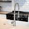 Apollo Pull Down Spring Single Handle Kitchen Faucet In Brushed Nickel