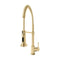 Autograph Edition Apollo Pull Down Spring Single Handle Kitchen Faucet In Champagne Bronze