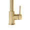 Autograph Edition Apollo Pull Down Spring Single Handle Kitchen Faucet In Champagne Bronze