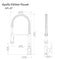 Autograph Edition Apollo Pull Down Spring Single Handle Kitchen Faucet In Champagne Bronze