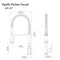 Apollo Pull Down Spring Single Handle Kitchen Faucet In Chrome