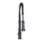 Autograph Edition Apollo Pull Down Spring Single Handle Kitchen Faucet In Matte Black