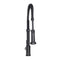 Autograph Edition Apollo Pull Down Spring Single Handle Kitchen Faucet In Matte Black