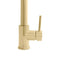 Autograph Edition Apollo Pull Down Spring Single Handle Kitchen Faucet In Polished Gold