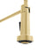 Autograph Edition Apollo Pull Down Spring Single Handle Kitchen Faucet In Polished Gold
