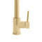 Autograph Edition Apollo Pull Down Spring Single Handle Kitchen Faucet In Polished Gold