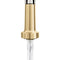 Autograph Edition Apollo Pull Down Spring Single Handle Kitchen Faucet In Brushed Nickel And Champagne Bronze