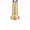 Autograph Edition Apollo Pull Down Spring Single Handle Kitchen Faucet In Brushed Nickel And Champagne Bronze