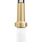 Autograph Edition Apollo Pull Down Spring Single Handle Kitchen Faucet In Brushed Nickel And Champagne Bronze