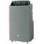 Ge® 7,500 Btu Smart Portable Air Conditioner With Dehumidifier And Remote, Grey