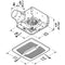 Roomside Series 80 CFM 2.0 Sones Ventilation Fan Light