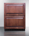 24" Wide 2-Drawer All-Refrigerator, ADA Compliant (Panels Not Included)