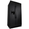 33-inch Side-by-Side Refrigerator with Dual Pad External Ice and Water Dispenser