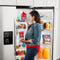 33-inch Side-by-Side Refrigerator with Dual Pad External Ice and Water Dispenser