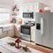 36-inch Wide Side-by-Side Refrigerator with Dual Pad External Ice and Water Dispenser - 25 Cu. Ft.