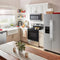 36-inch Wide Side-by-Side Refrigerator with Dual Pad External Ice and Water Dispenser - 25 Cu. Ft.