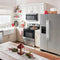 36-inch Wide Side-by-Side Refrigerator with Dual Pad External Ice and Water Dispenser - 25 Cu. Ft.