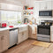 36-inch Wide Side-by-Side Refrigerator with Dual Pad External Ice and Water Dispenser - 25 Cu. Ft.