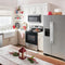 36-inch Wide Side-by-Side Refrigerator with Dual Pad External Ice and Water Dispenser - 25 Cu. Ft.