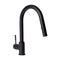 Autograph Edition Arthur Pull Down Single Handle Kitchen Faucet In Matte Black