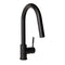 Autograph Edition Arthur Pull Down Single Handle Kitchen Faucet In Matte Black