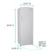11 cu. ft. gross / 9.3 cu. ft. net capacity - Garage Ready Vertical Freezer with 7 Drawers