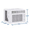Ge® 5,000 Btu Mechanical Window Air Conditioner For Small Rooms Up To 150 Sq Ft.
