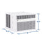 Ge® 10,000 Btu Smart Electronic Window Air Conditioner For Medium Rooms Up To 450 Sq. Ft.