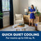 Ge® 8,000 Btu Smart Heat/cool Electronic Window Air Conditioner For Medium Rooms Up To 350 Sq. Ft.