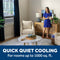 Ge® 18,000 Btu Smart Heat/cool Electronic Window Air Conditioner For Extra-large Rooms Up To 1000 Sq. Ft.