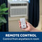 Ge® 18,000 Btu Smart Heat/cool Electronic Window Air Conditioner For Extra-large Rooms Up To 1000 Sq. Ft.