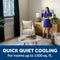 Ge® 24,000 Btu Smart Heat/cool Electronic Window Air Conditioner For Extra-large Rooms Up To 1,500 Sq. Ft.