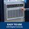 Ge® 24,000 Btu Smart Heat/cool Electronic Window Air Conditioner For Extra-large Rooms Up To 1,500 Sq. Ft.